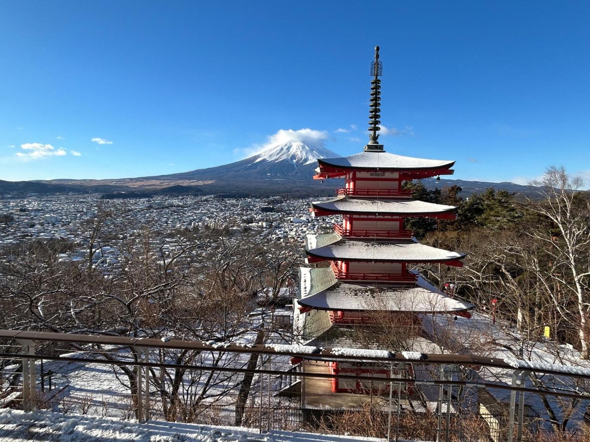 Guest House Fuji No Yado Akebono Building A - Vacation Stay 74316V Fujiyoshida Esterno foto